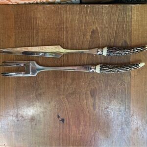 Crown Awards Turkey Carving Set. Stainless steel Japan.